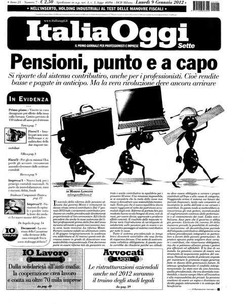 Italia oggi : quotidiano di economia finanza e politica